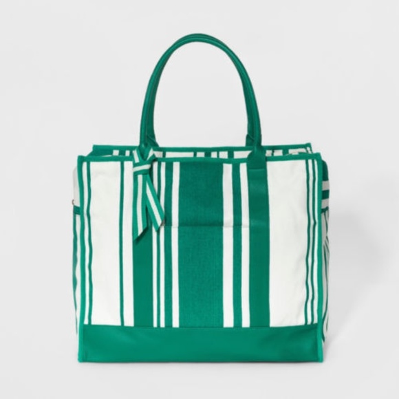 a new day weekender bag Clearance a new day Bags Canvas Striped Extra Large Weekender Bag Poshmark